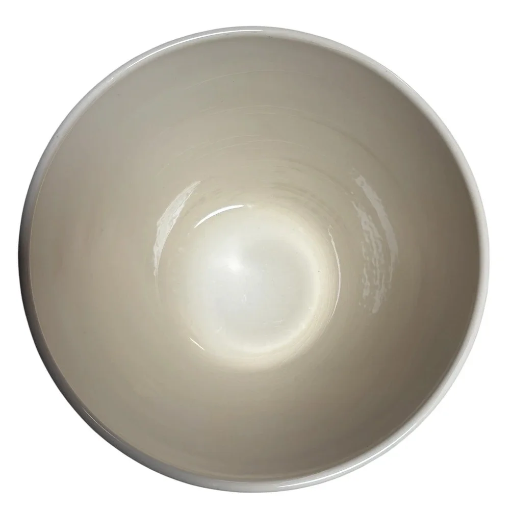Crate & Barrel Retired Parker Beehive Ceramic Nesting‎ Mixing Bowls Set of 3
